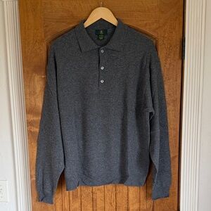 Club Room Charcoal Cashmere Sweater Men Large